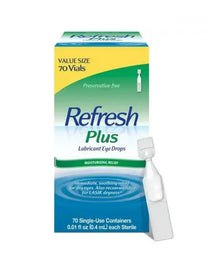 Refresh Plus Lubricant Eye Drops, Value Size, 70-0.01 Fluid Ounce (0.4 ml) Containers

