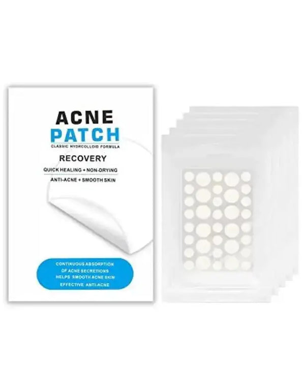 Rpanle Acne Patches, 180pcs Invisible Hydrocolloid Absorbing Pimple Patches, Acne Stickers Two Sizes, Blends in with Skin

