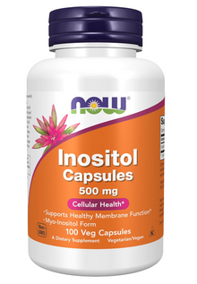 NOW Foods Inositol 500mg, 100 Capsules NOW