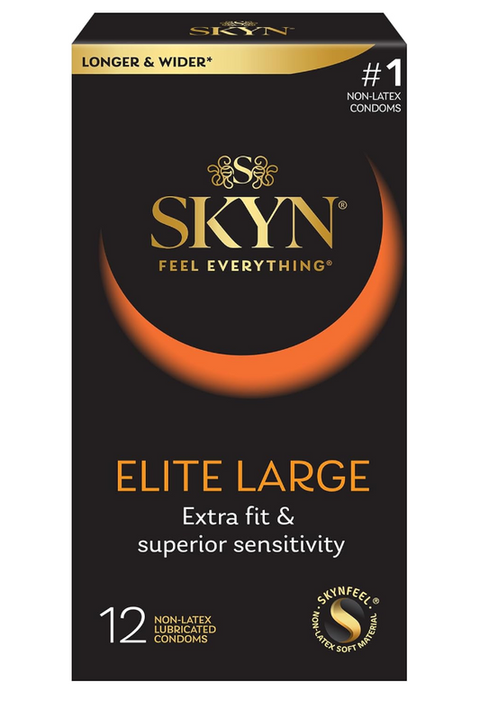 SKYN Elite Extra Fit Non-Latex Condoms, 12 Count