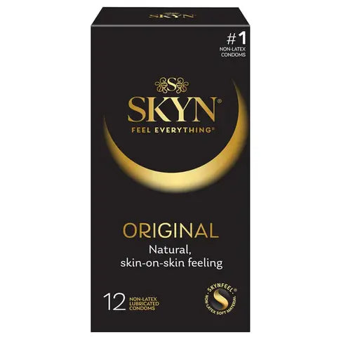 SKYN Non-Latex Lubricated Condoms, 12 Count