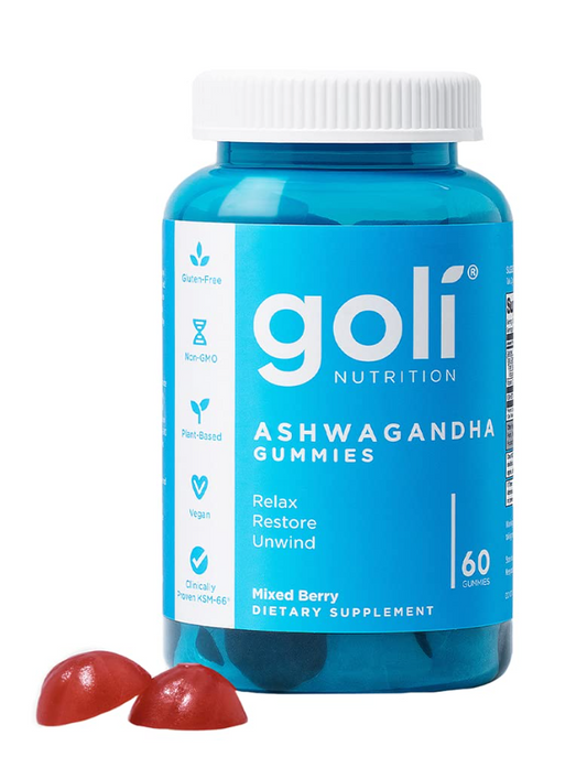 Goli Ashwagandha & Vitamin D Gummy - 60 Count