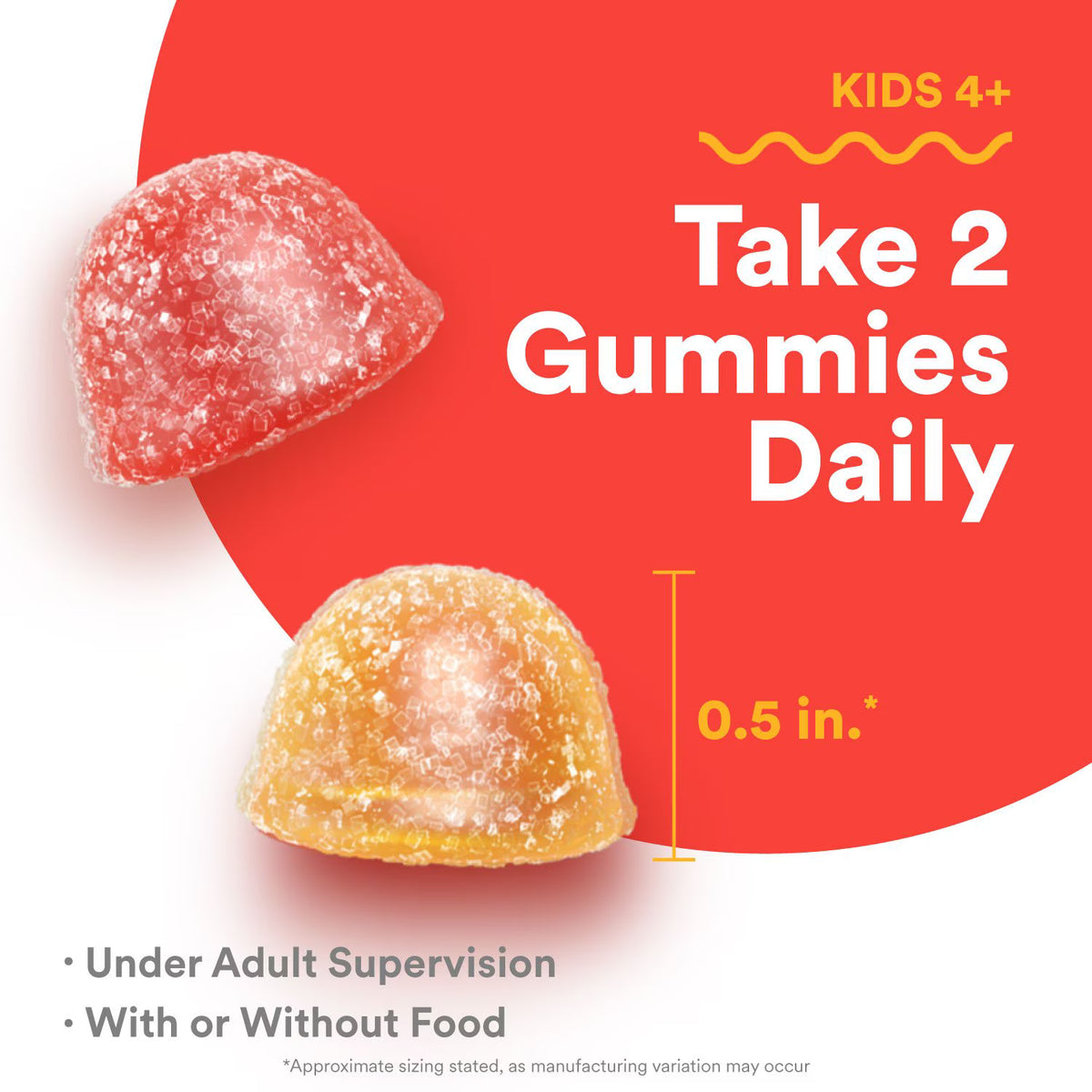 SmartyPants Kids Multivitamin Gummies, Vitamin D & C, Omega 3, Zinc, 100 Ct