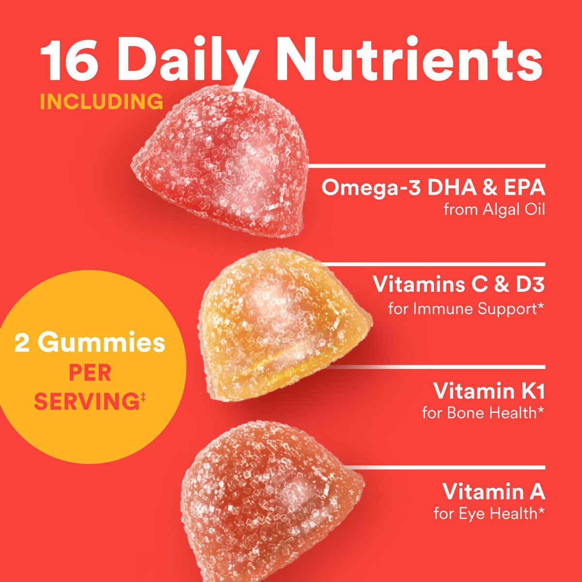 SmartyPants Kids Multivitamin Gummies, Vitamin D & C, Omega 3, Zinc, 100 Ct