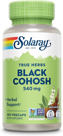 SOLARAY True Herbs Black Cohosh - Herbal Supplements for Women's Wellness