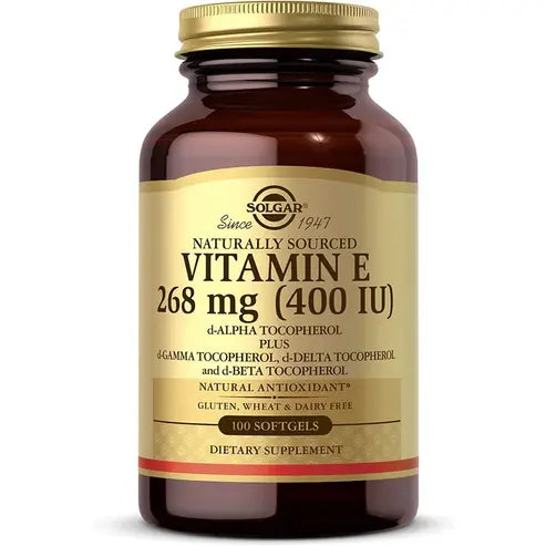 Solgar Vitamin E 268 MG (400 IU) Mixed (d-Alpha Tocopherol & Mixed Tocopherols - Supports Immune System & Skin Nutrition - Natural Antioxidant - Gluten & Dairy Free - 100 Count (Pack of 1)
