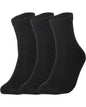 Special Essentials 3 Pairs Cotton Diabetic Ankle Socks - Non-Binding With Extra Wide Top For Men and Women
