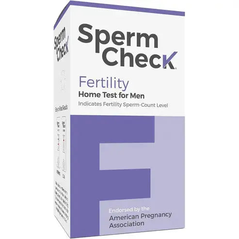 Spermcheck Fertility Home Test Kit for Men- Shows Normal or Low Sperm Count- Easy to Read Results-Convenient, Accurate, Private
