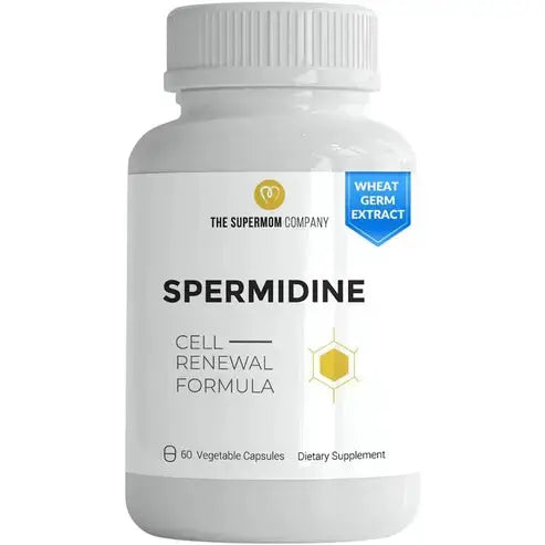Spermidine 60 Vegetable Capsules - Wheat Germ Extract with 1000 mg Spermidine Supplement, Bioperine for Maximum Absorption and Zinc for Cell Membrane Renewal – Telomere Health and Healthy Aging
