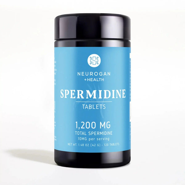 Spermidine Supplement - 10mg - 99% Pure Spermidine - Clinically Tested - 3rd Party Tested - Autophagy Supplement - Made in USA, Metabolic Boost, 120 Vegan Tablets Neurogan Health
