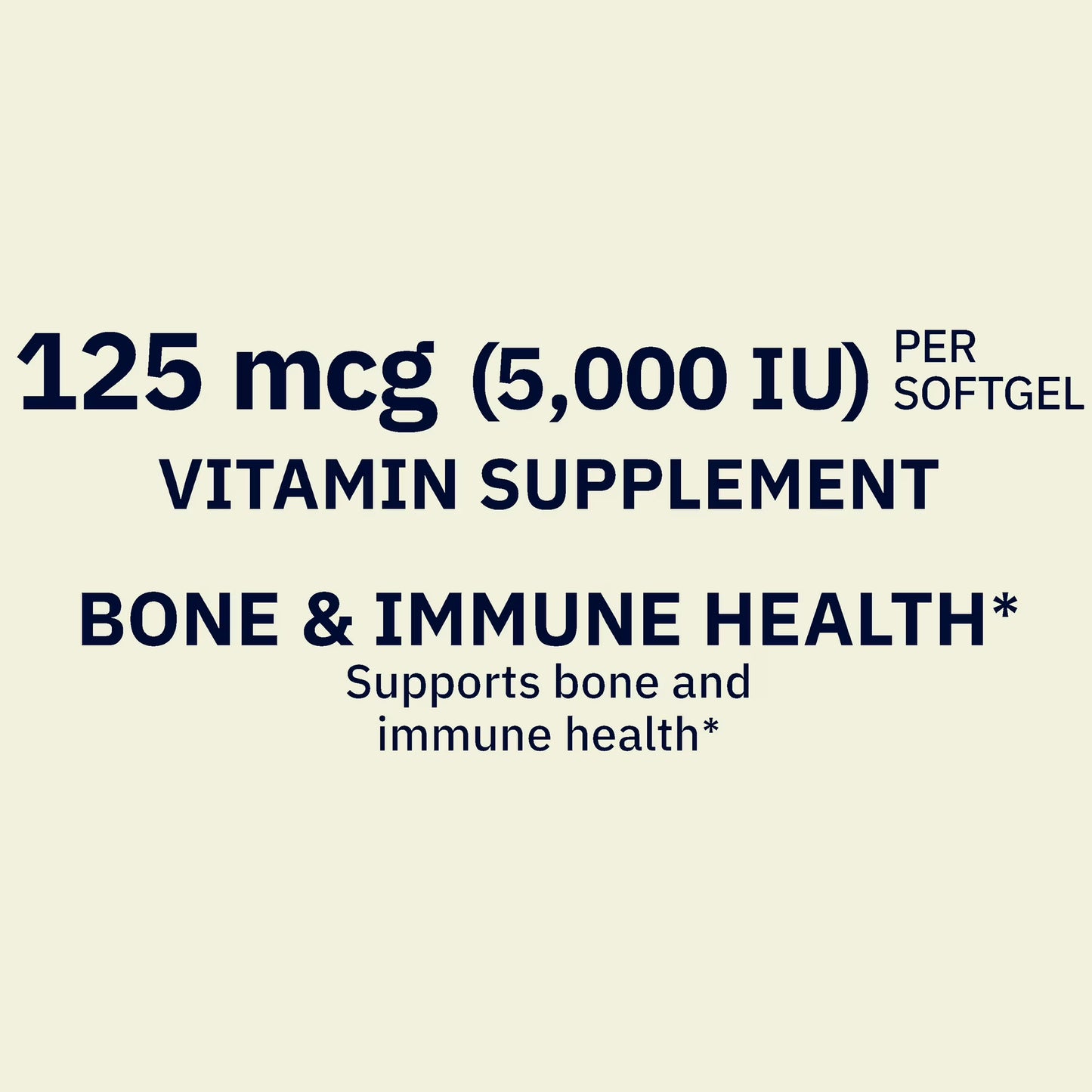 Spring Valley Extra Strength Vitamin D3 Softgels, 125 mcg (5000 IU), 250 Count