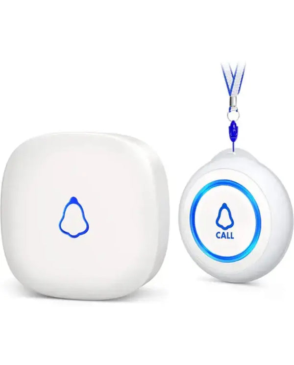 Stechro Pager, Wireless Panic Buttons Elderly Monitoring Assistance Products for Seniors,Patients,Disabled,intercom for Elderly at Home,Shower Room, Student at Classroom
