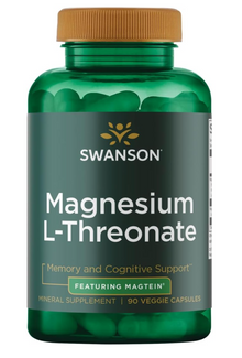 Swanson, Magnesium L-Threonate, 90 Veggie Capsules
