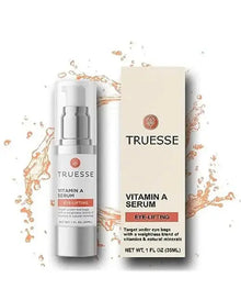 TRUESSE Ayurvedic Vitamin A Serum – Natural Retinol for Firm Bright Skin - Reduces Under Eye Bags – Hyaluronic Acid for Hydration
