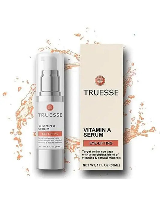 TRUESSE Ayurvedic Vitamin A Serum – Natural Retinol for Firm Bright Skin - Reduces Under Eye Bags – Hyaluronic Acid for Hydration
