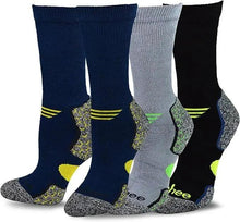 TeeHee Viscose from Bamboo Cushion Crew Diabetic Socks for Women and Men Multipack
