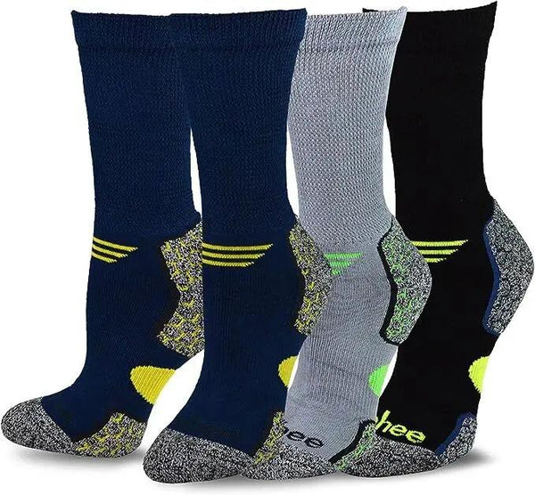 TeeHee Viscose from Bamboo Cushion Crew Diabetic Socks for Women and Men Multipack
