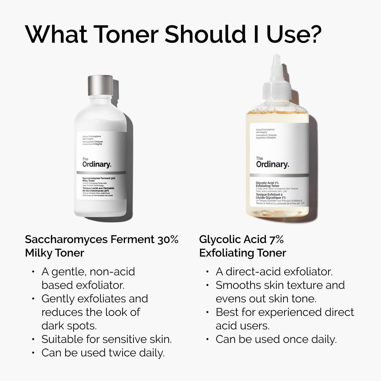 The Ordinary Glycolic Acid 7% Exfoliating Toner, 100ml, Brightening and Smoothing Daily Toner for More Even-Looking Skin Tone