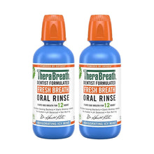 TheraBreath Fresh Breath Dentist Formulated Oral Rinse, Icy Mint, 16 Fl Oz (Pack of 2)
