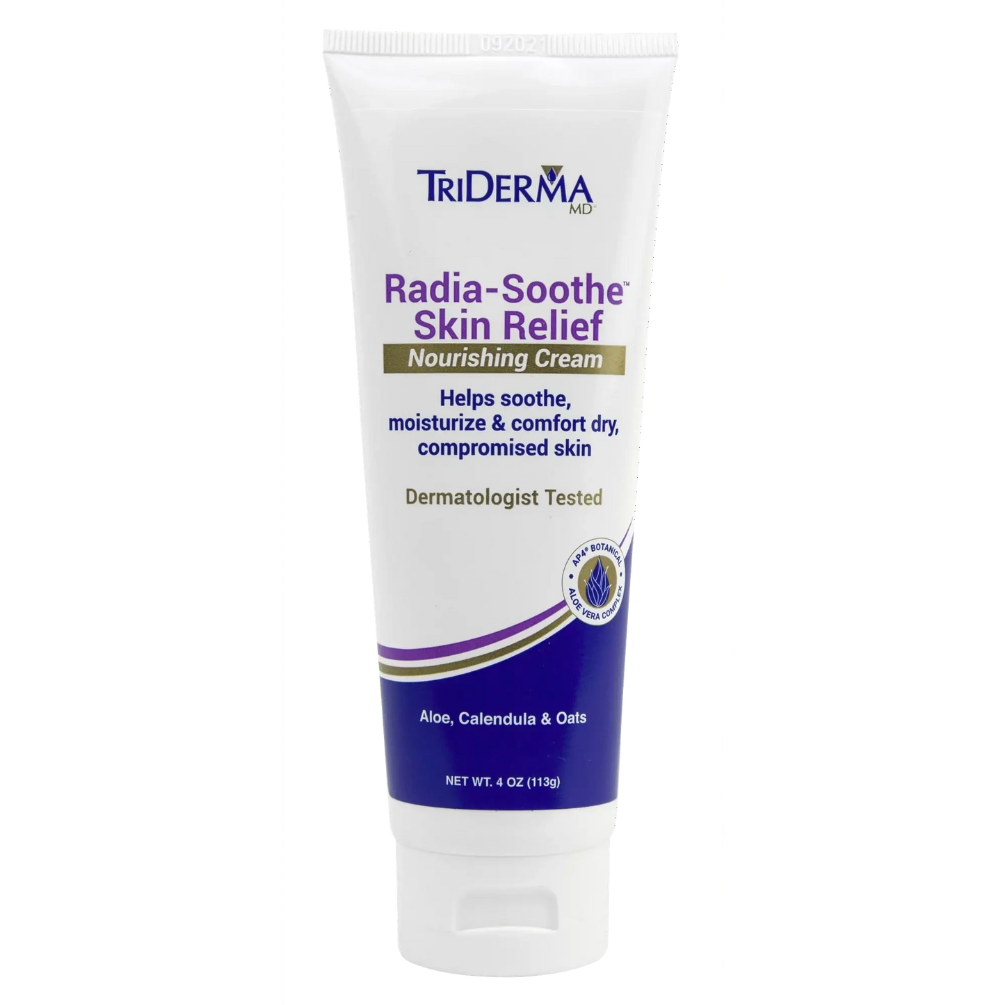 TriDerma MD Radia-Soothe Skin Relief Radiation Cream, Helps Relieve Radiation Burn, Radiodermatitis and other Skin Damaging Side Effects from Radiation Therapy, Fragrance Free, 4 oz tube
