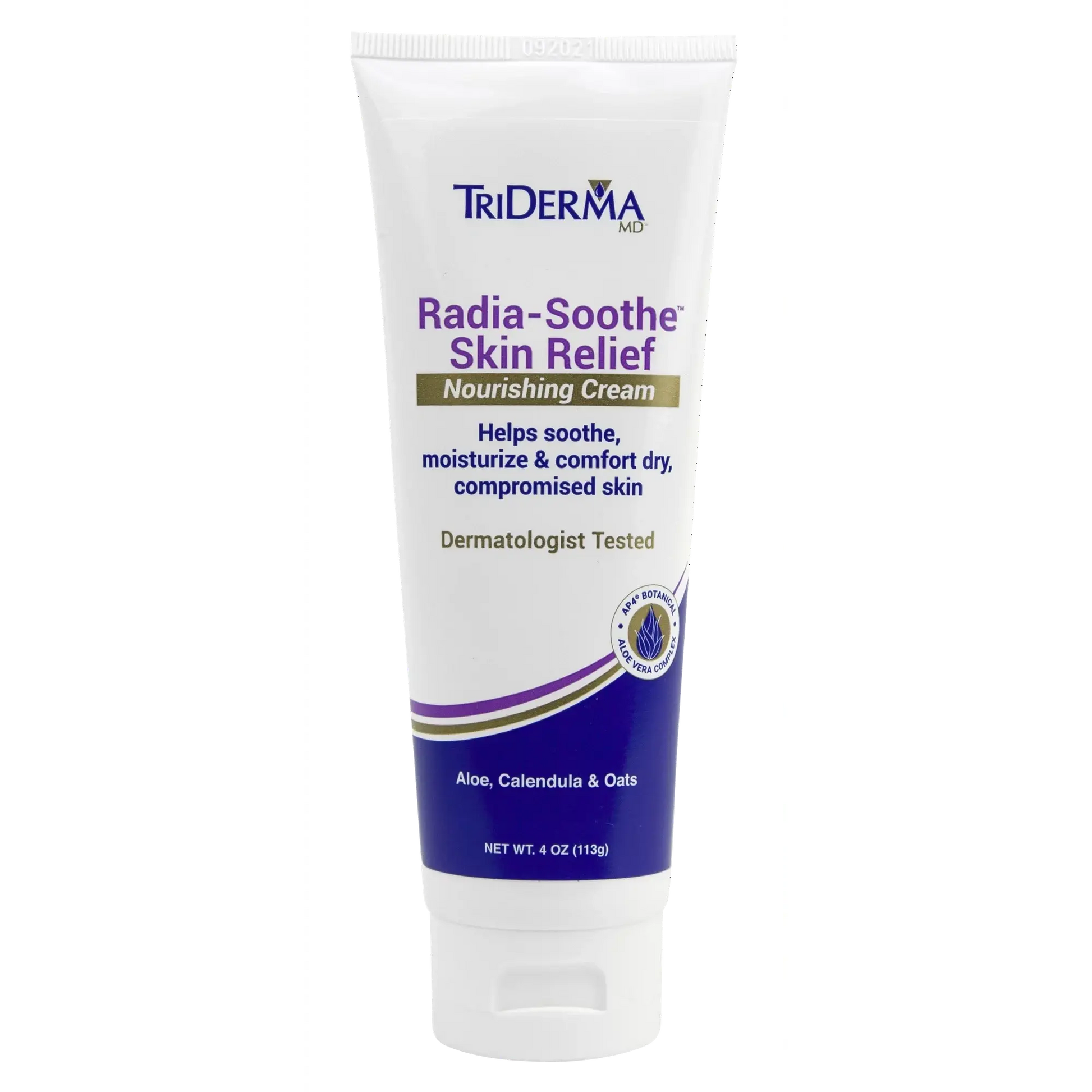 TriDerma MD Radia-Soothe Skin Relief Radiation Cream, Helps Relieve Radiation Burn, Radiodermatitis and other Skin Damaging Side Effects from Radiation Therapy, Fragrance Free, 4 oz tube
