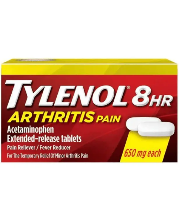 Tylenol 8 Hour Arthritis & Joint Pain Acetaminophen Caplets, 100 Count
