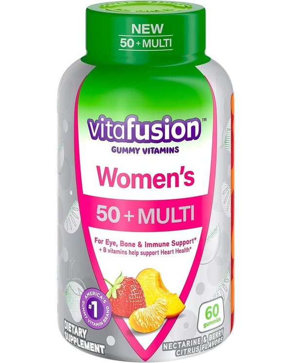 VITAFUSION Women's 50+ Multivitamin Daily Support Supplement 60 Count
