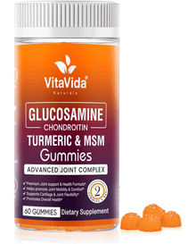 VVNATURALS Sugar-Free Extra Strength 3000mg Vegan Glucosamine Chondroitin Turmeric MSM Boswellia |for Relieving Occasional Joint Discomfort & Mobility, Flexibility Support for Hands & Knees | 60 ct
