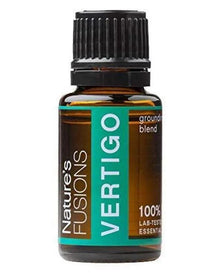 Vertigo Relief, Ginger Oil Nausea Relief Essential Oil Blends (15ml) - Fast-Acting Motion Sickness Relief, Morning Sickness Relief, Dizziness Relief, & Vertigo Medicine w/ Peppermint
