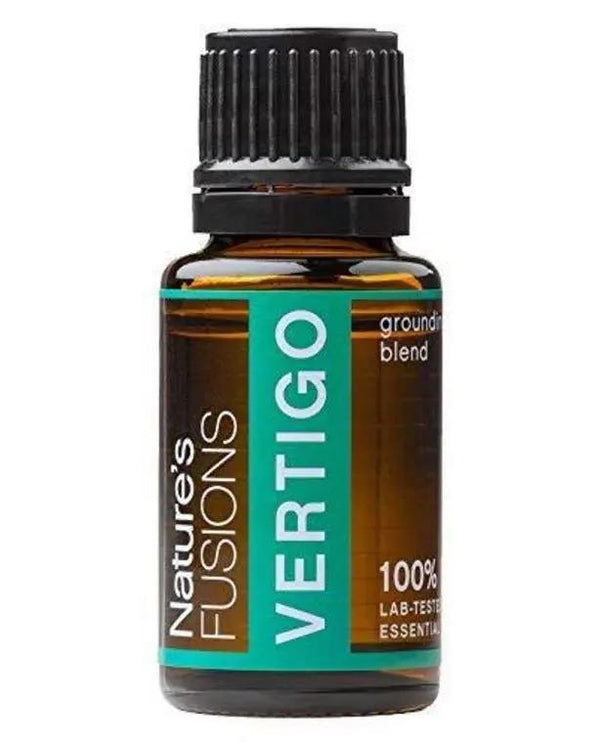 Vertigo Relief, Ginger Oil Nausea Relief Essential Oil Blends (15ml) - Fast-Acting Motion Sickness Relief, Morning Sickness Relief, Dizziness Relief, & Vertigo Medicine w/ Peppermint
