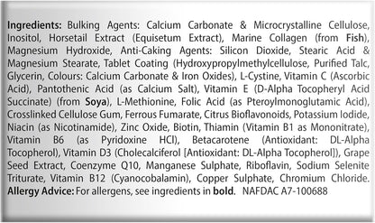 Vitabiotics Perfectil Multivitamin | Hair Growth and Thickening Formula | Supports Thicker, Healthy Hair | Vitamin D, E, Collagen, Biotin, and More