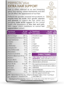 Vitabiotics Perfectil Multivitamin | Hair Growth and Thickening Formula | Supports Thicker, Healthy Hair | Vitamin D, E, Collagen, Biotin, and More