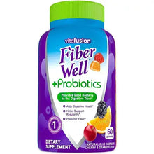 Vitafusion Fiber Well + Probiotics Gummies for Adults,TO SUPPORT REGULARITY DIGESTIVE TRACT 60 Count
