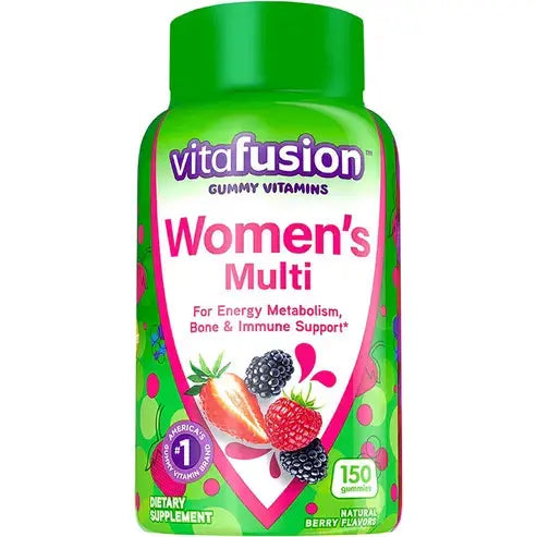 Vitafusion Women's Multivitamin Gummies, Berry Flavored Womens Daily Multivitamins, 150 Count
