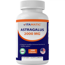Vitamatic Astragalus Root 2000 mg 200 Ct (Double dose compare to Astragalus 1000mg)
