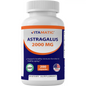 Vitamatic Astragalus Root 2000 mg 200 Ct (Double dose compare to Astragalus 1000mg)

