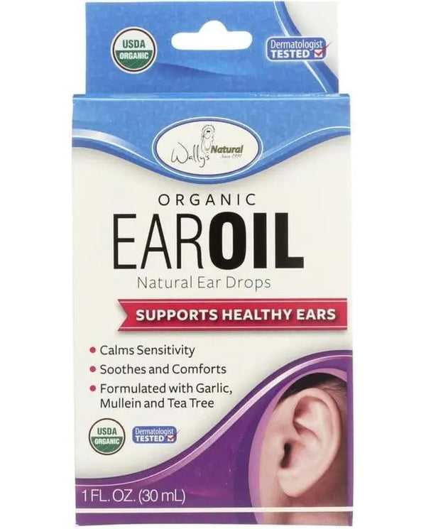 Wally's Natural Products Organic Ear Oil, 1 Fl Oz (Pack of 1)
