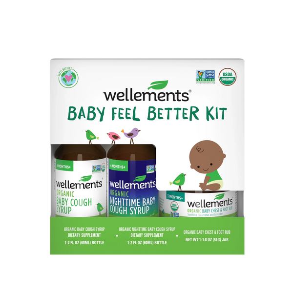 Wellements Organic 3 Piece Baby Feel Better Kit
