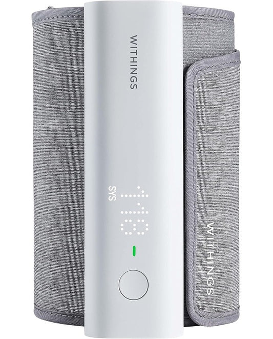 Withings BPM Connect - Digital Blood Pressure Cuff & Heart Rate Monitor - Blood Pressure Machine Arm Cuff, FDA Cleared, FSA/HSA Eligible, IOS & Android

