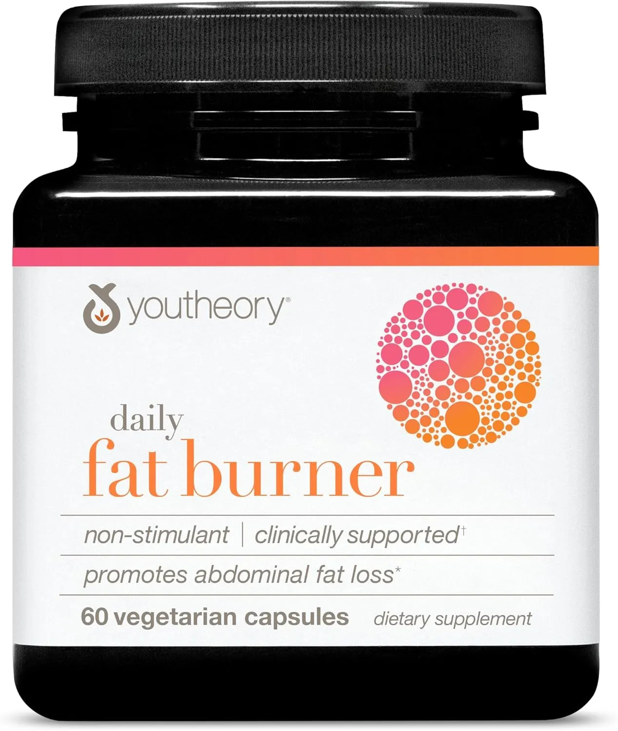 Youtheory Daily Fat Burner, 60 Vegetarian Capsules