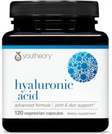 Youtheory Hyaluronic Acid, Advanced Formula, 120 Vegetarian Capsules