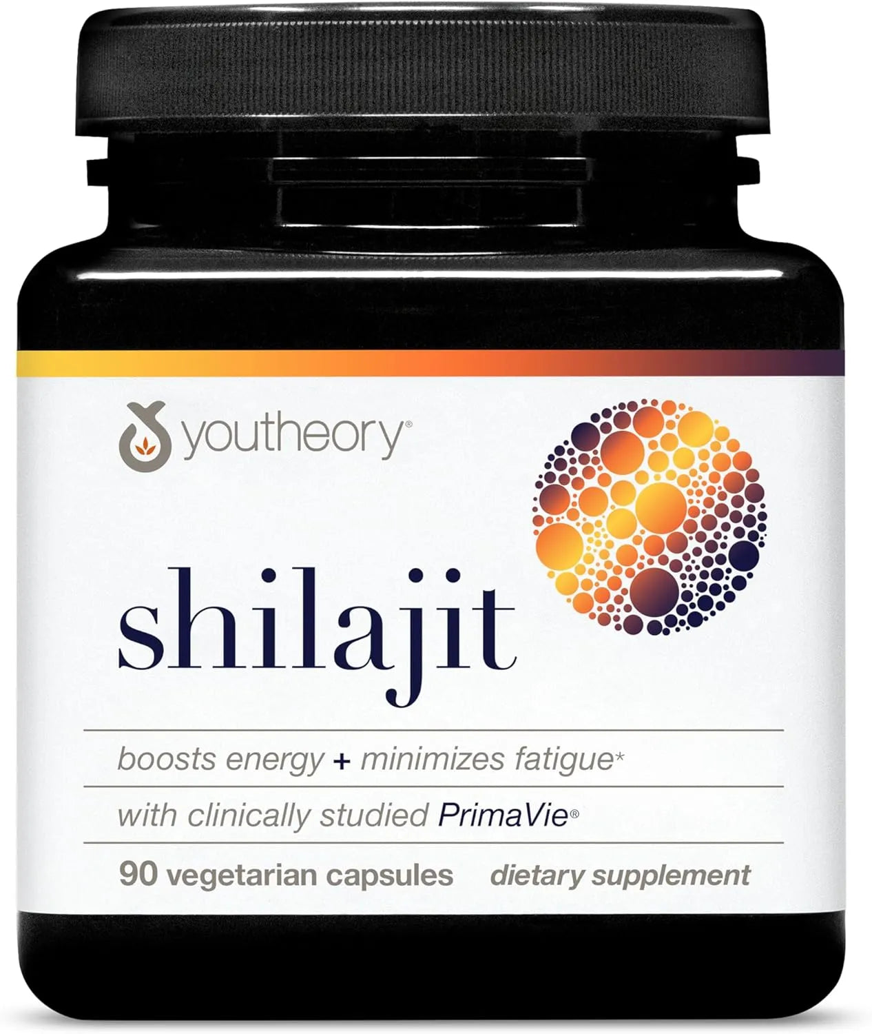 Youtheory Shilajit 250 mg 90 Vegetarian Capsules