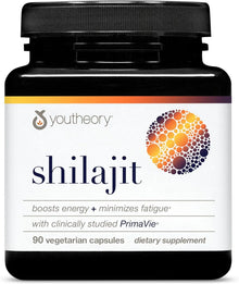 Youtheory Shilajit 250 mg 90 Vegetarian Capsules
