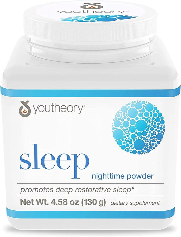 Youtheory Sleep Powder with Magnesium, 4.58 Ounce Bottle
