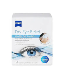 Zeiss Warm Eye Masks, 10 Count for Dry Eye Relief - Unscented

