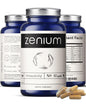Zenium - Relieve Stress, Tension, Worry, Nervousness, & Irritability | Calm The Mind & Body - 60 Capsules
