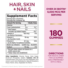 Nature’s Bounty Hair, Skin and Nails Vitamin Gummies with Biotin, 180ct Nature's Bounty