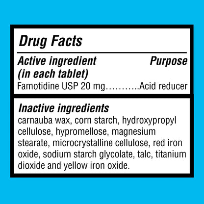 Equate Maximum Strength Famotidine Tablets, 20 mg, 200 Count