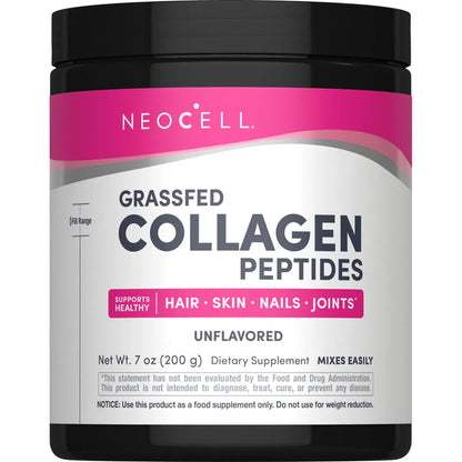 Neocell Collagen Powder, 10g Collagen Peptides per Serving, Healthy Hair, Skin, Nails & Joints, Unflavored, 7 Oz