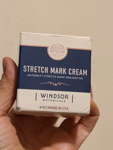 Pregnancy Stretch Mark Prevention Cream - Moisturizing Belly Stretch Mark Cream Remover Rich in High-Potency Cocoa, Aloe, Shea Butter - Hypoallergenic Nourishing Pregnancy Must Have Skin Care - 4oz WINDSOR BOTANICALS